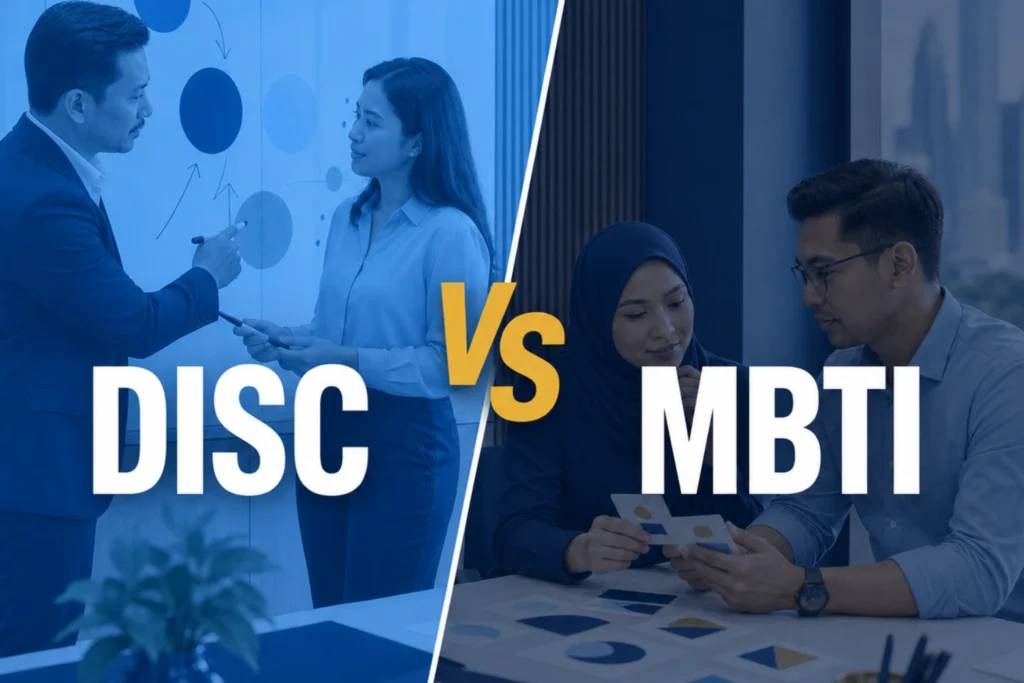 DISC vs MBTI leadership development comparison for managers